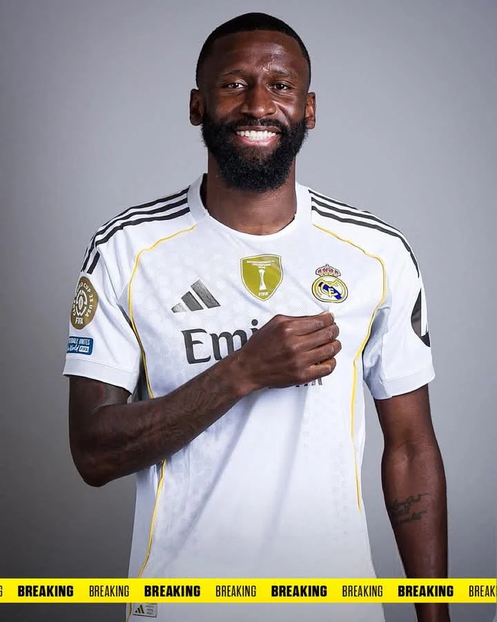 🚨 𝐁𝐑𝐄𝐀𝐊𝐈𝐍𝐆: Toni Rudiger is Injured.