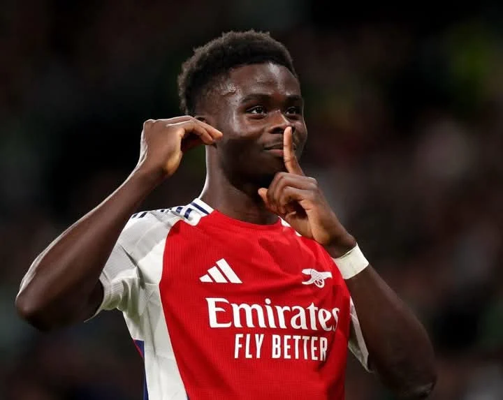 🚨🚨 𝐁𝐑𝐄𝐀𝐊𝐈𝐍𝐆: Bukayo Saka will not be available for next game.