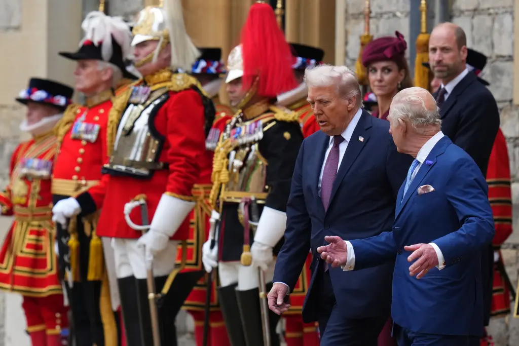 Photos: Trump welcomed by Prince William, Princess Katherine and King Charles in lavish UK Visit || Mpforum