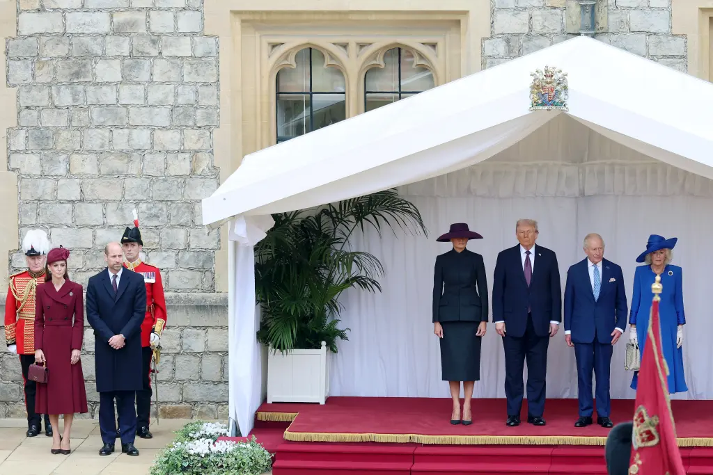 Photos: Trump welcomed by Prince William, Princess Katherine and King Charles in lavish UK Visit || Mpforum